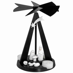 Moderne Pyramide Mini Delta Black Christi Geburt -
